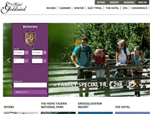 Tablet Screenshot of hotel-goldried-tirol.com